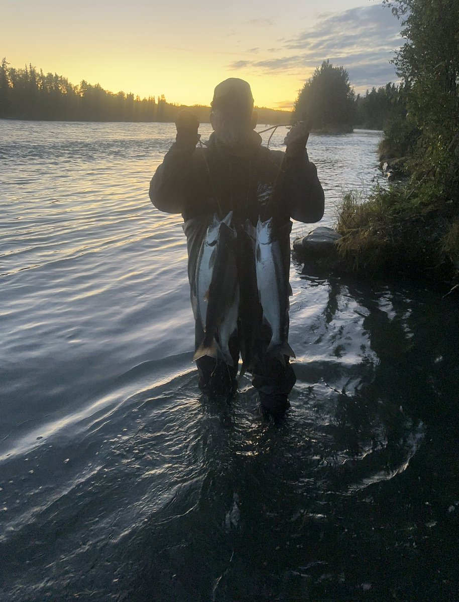 Kenai River Alaska. Where coaches go to recharge the batteries for a new school year.