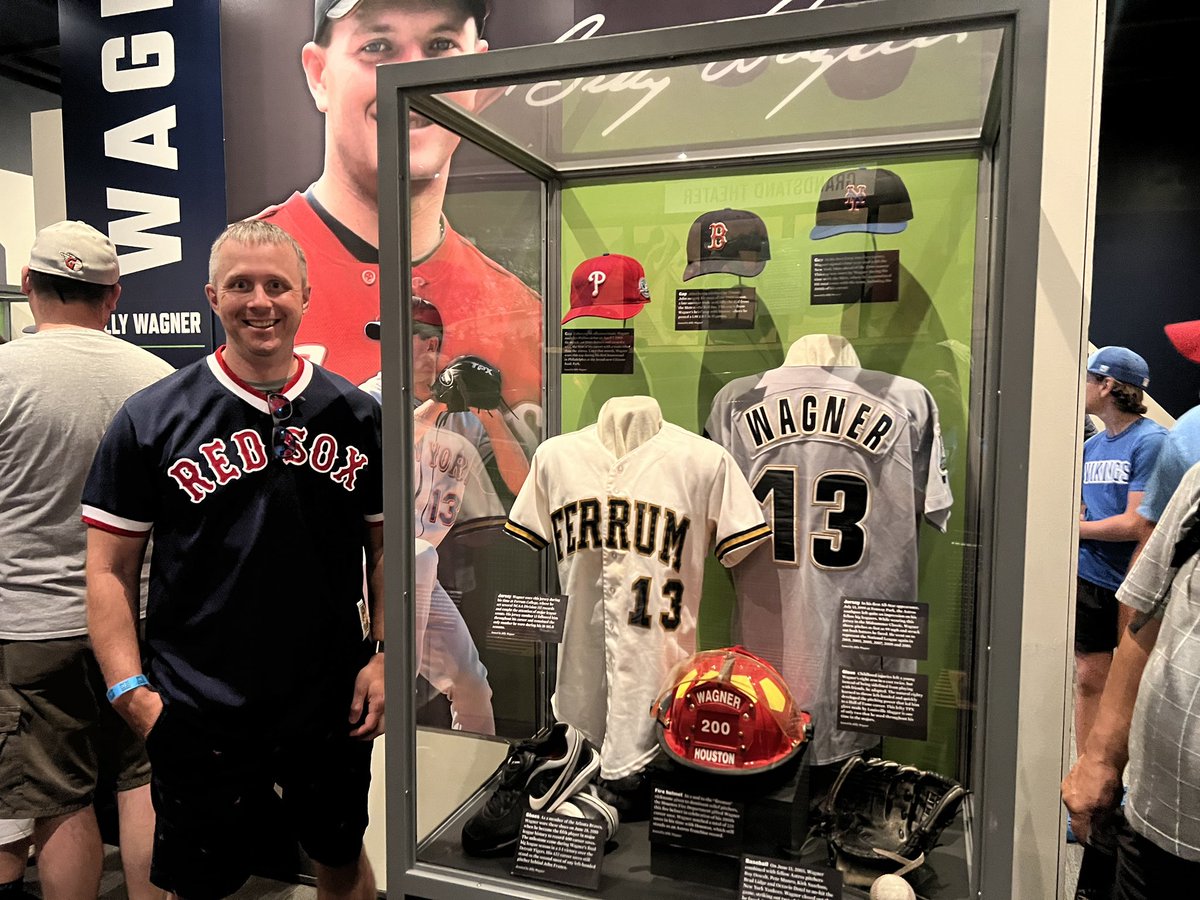 I had the good fortune to see the Billy Wagner exhibit at his new home in Cooperstown. Can’t wait for the induction ceremony this afternoon! 

Congratulations, Billy!