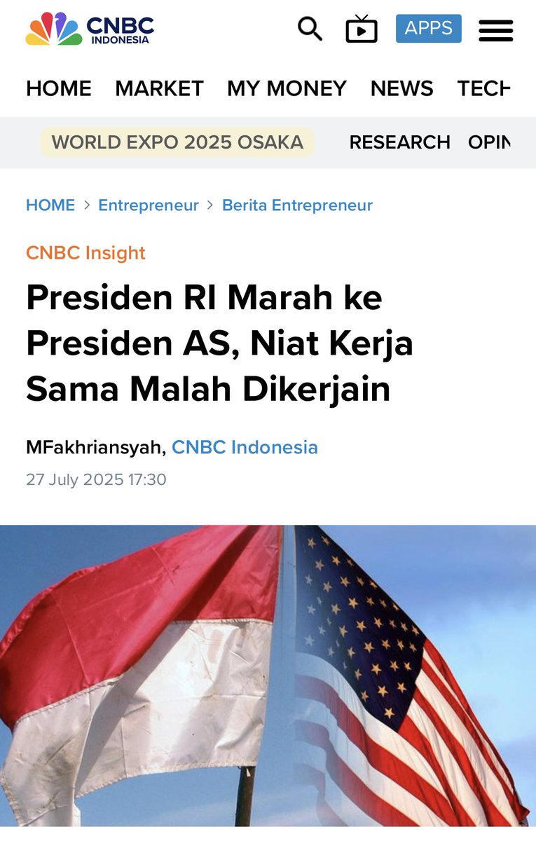 Dulu Indonesia pernah berkepala tegak di hadapan AS

Dulu..
cnbcindonesia.com/entrepreneur/2…