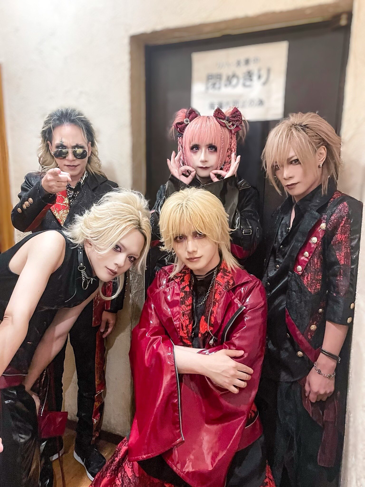己龍 一色日和 屡流 チェキ 「わほーい」 V系 ヴィジュアル系 己龍 曲がりくね 一色日和 屡流 チェキ 「♡」 V系 ヴィジュアル