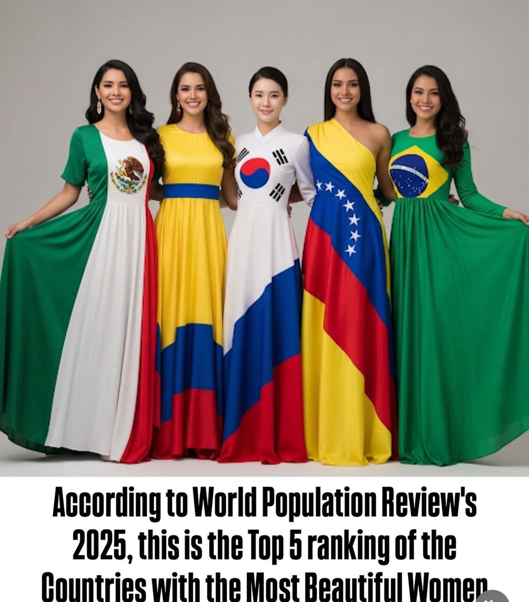 0xwillthetrill's tweet image. Latina coded 

1. Venezuela 
2. Brazil 
3. Mexico 
4. South Korea 
5. Colombia