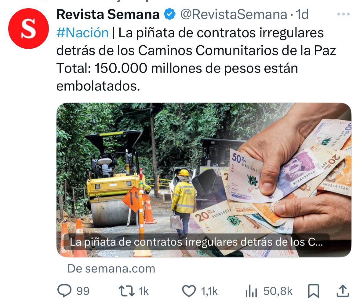 MariaFdaCabal's tweet image. Qué paradoja. Los que tanto hablaban de leyes anticorrupción protagonistas de estos escándalos. 

No les fue suficiente con robarse más de un BILLÓN de pesos de la UNGRD para ir por las vías comunitarias.