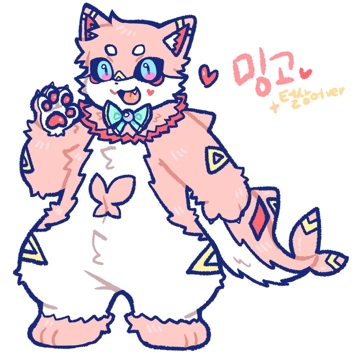 Arius_kurokuma's tweet image. 나중에 퍼슛 맞추게 되면 대충 이런 디자인으로 할듯 핑꾸핑꾸 파스텔톤 털상어 최고잔냐~