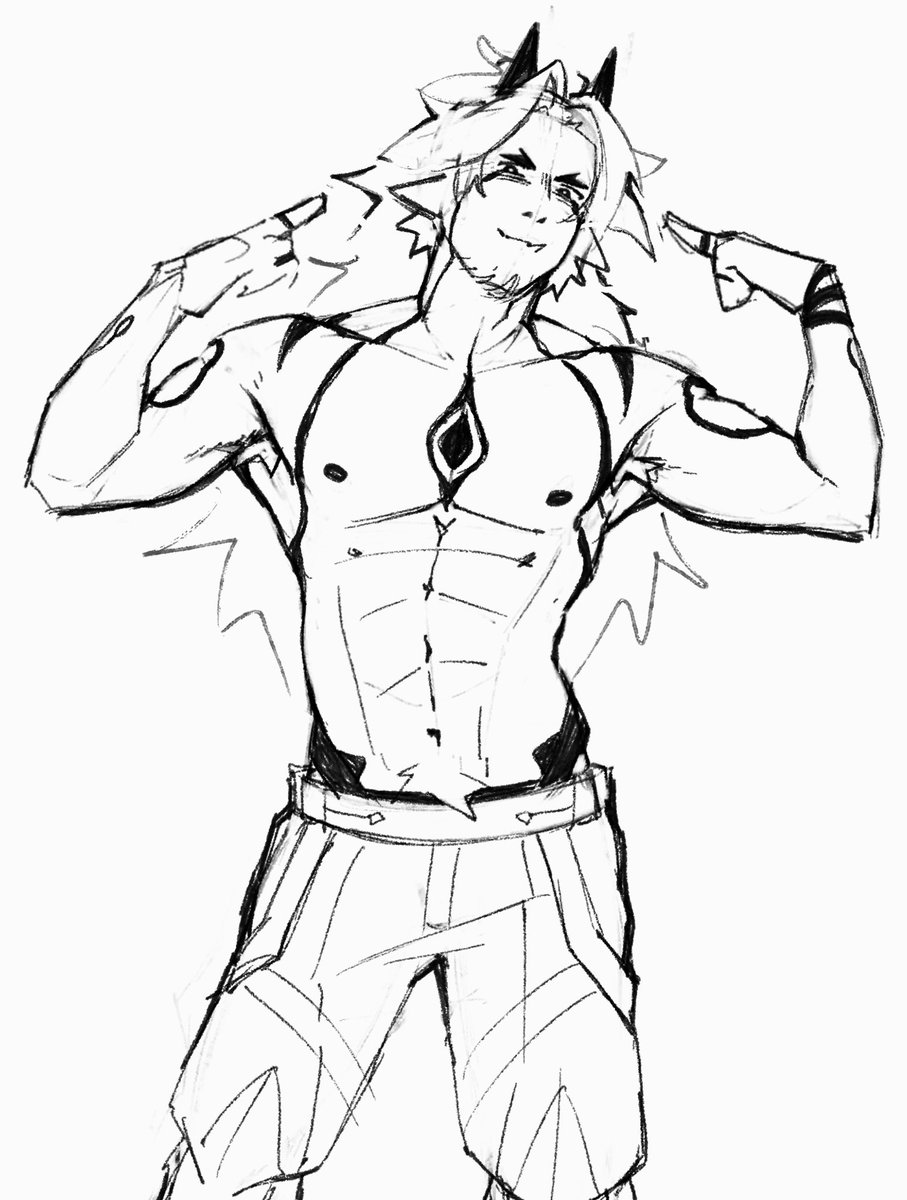 NotEvenChiwux's tweet image. #itto #aratakiitto
Supposed to be a study