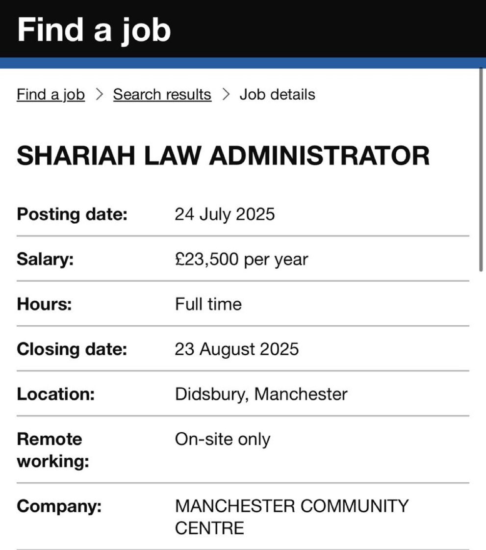 Why?  We are in Britain we work under British law …. Someone explain please