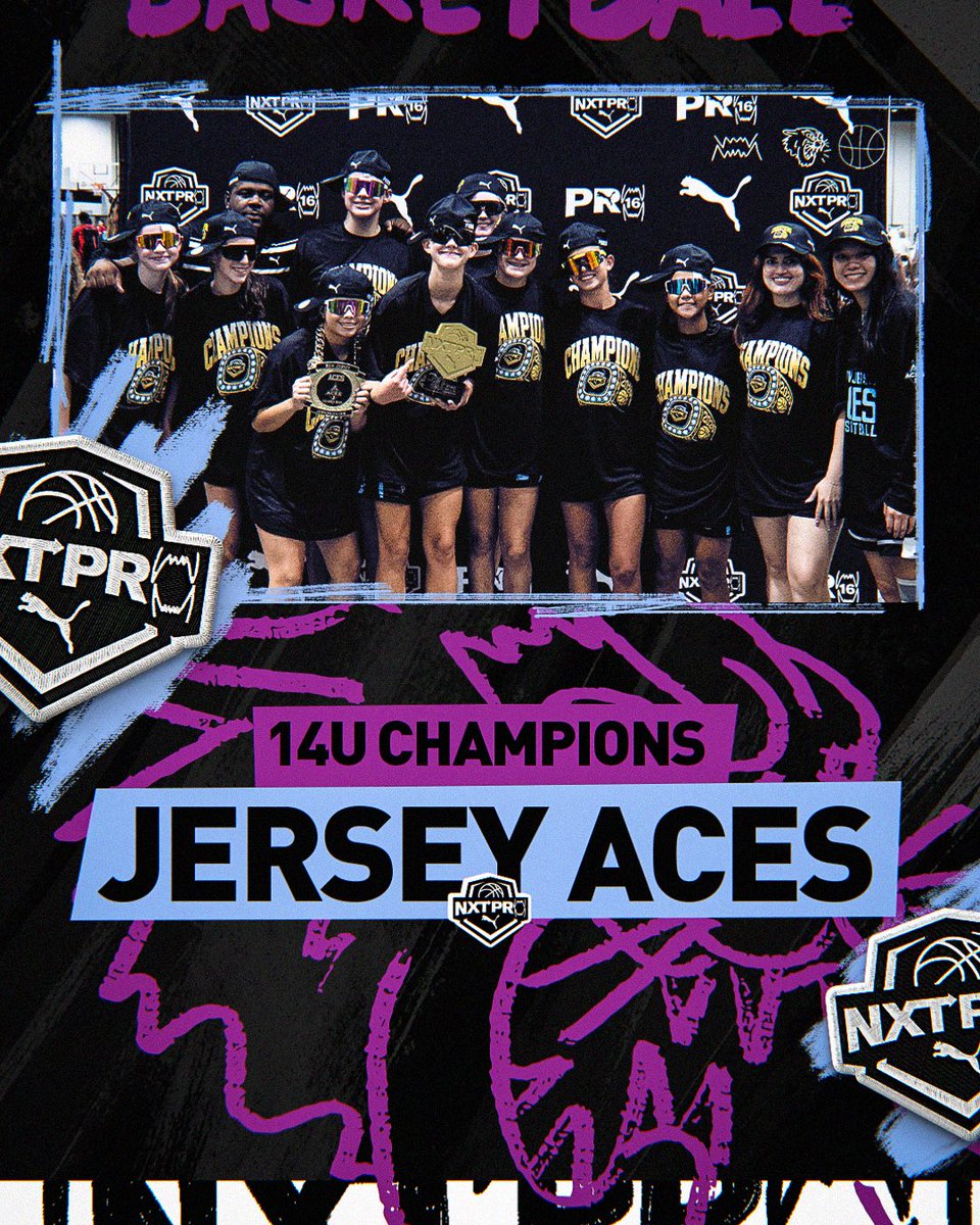 PRO16G's tweet image. Jersey Aces for the 14u WIN!! #CHAMPS 馃
#betheNXTPRO | @PUMAHoops
