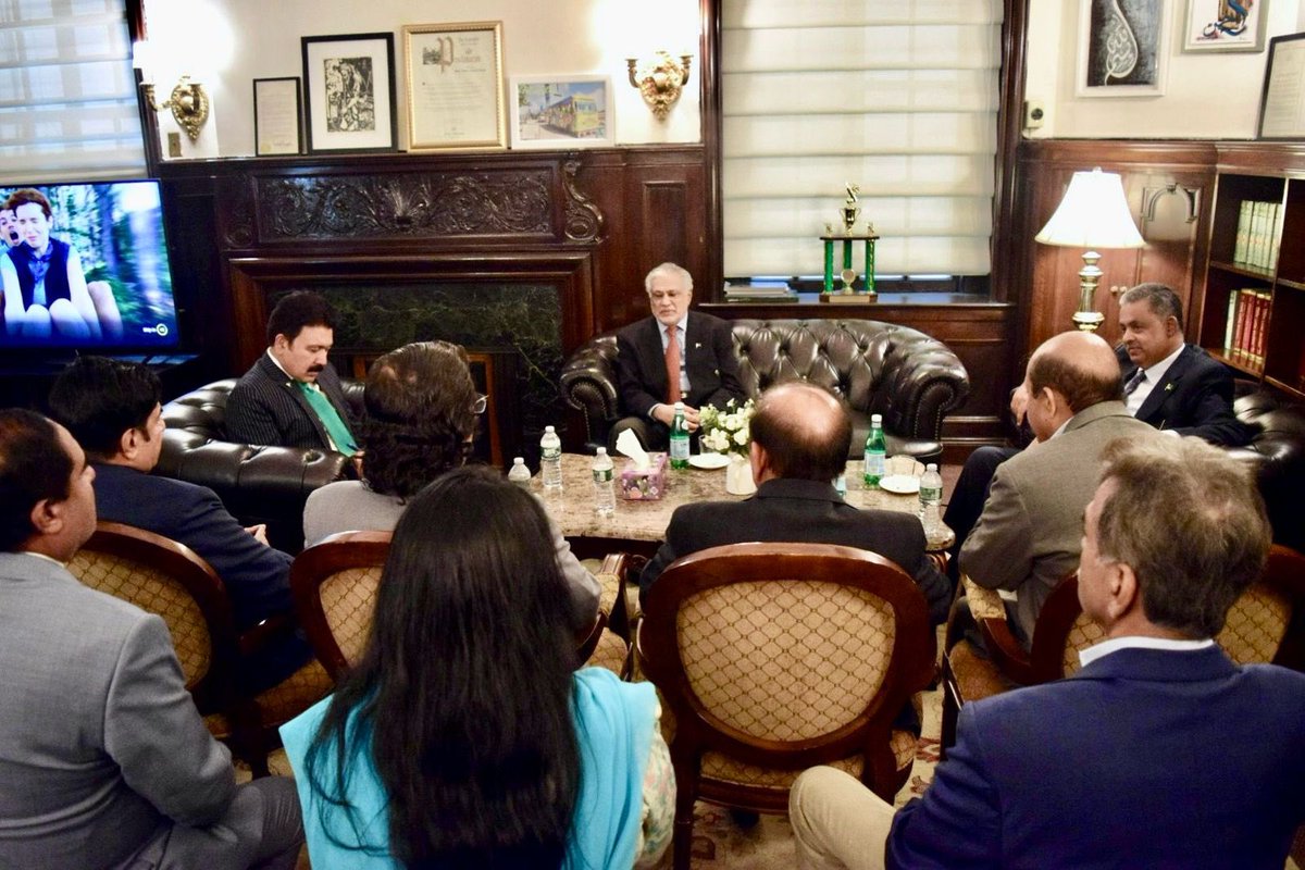 Deputy Prime Minister/Foreign Minister, Senator Mohammad Ishaq Dar <a href="/MIshaqDar50/">Ishaq Dar</a>, held a productive meeting with <a href="/appac_usa/">APPAC_National</a> in New York. 
He Appreciated APPAC’s sustained efforts in diaspora empowerment, policy advocacy, and community leadership. Recognized its role as a bridge