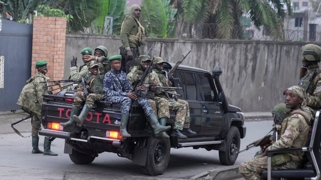 Islamic State-backed ADF rebels killed 38 in a church attack in Komanda, eastern Congo, during a night mass, per Reuters. AP reports 21 dead; army confirms 10. Houses and shops burned as civilians flee to Bunia.