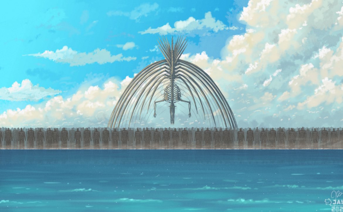 WigginsWick22's tweet image. Could Goku from Dragon Ball stop the rumbling?🤔