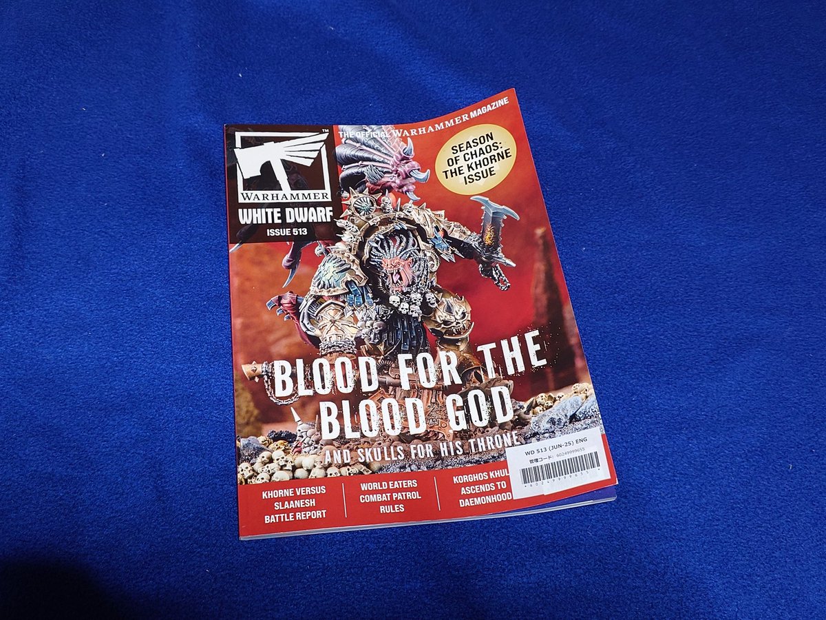 体調不良が長く続いており、週末から外に出られるようになったので久々の立川へ

今日も大忙しの店長に相談して無事にテレインのオーダーを完了しました

そしてオーダー品とWHITEDWARFもいただいて帰宅

ちょっとサタナインは運べないので体力が復活してからにします

#ウォーハンマー #warhammer