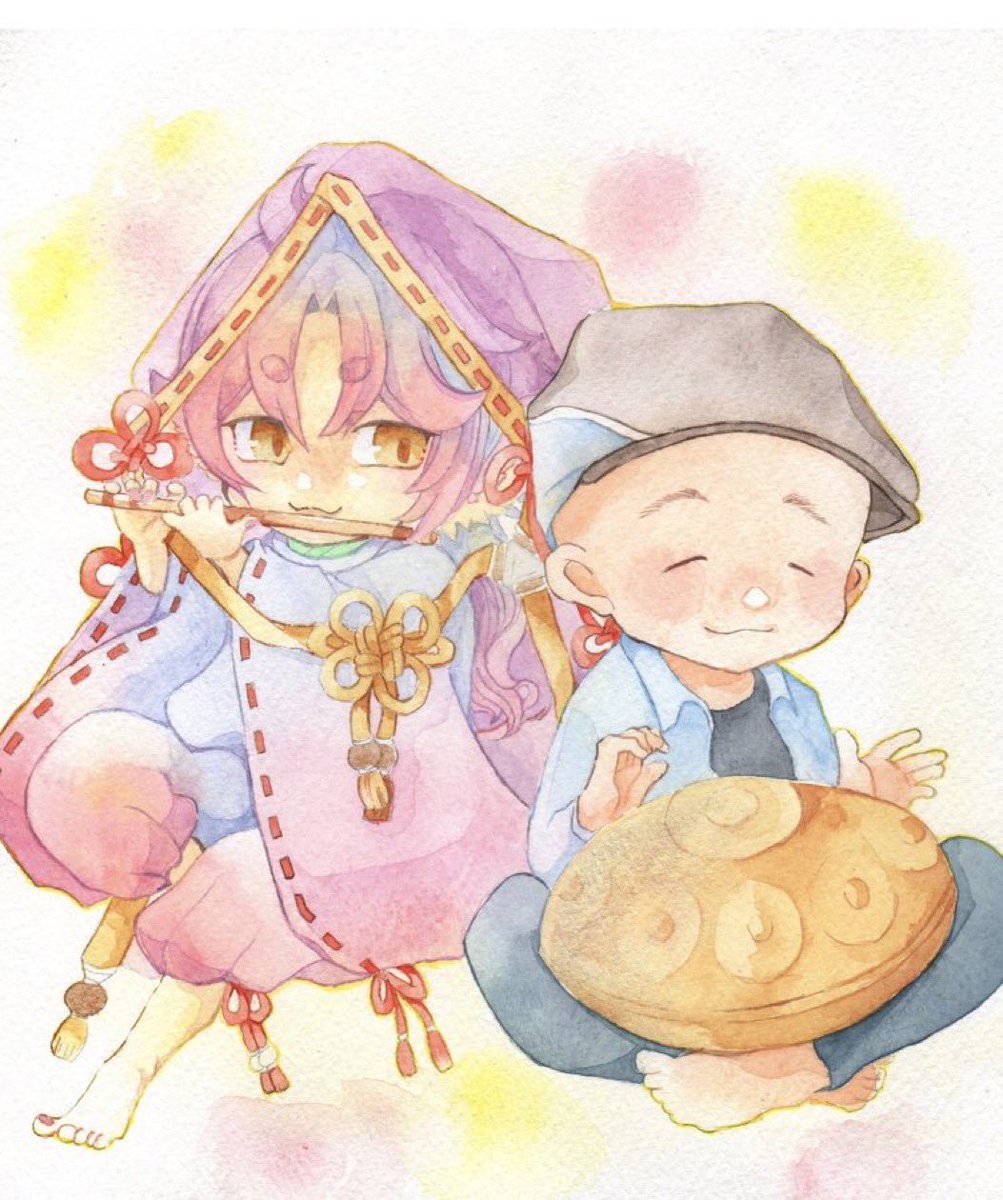 okudrum's tweet image. むっちさん@muttikutiku 
が描いてくれた共演