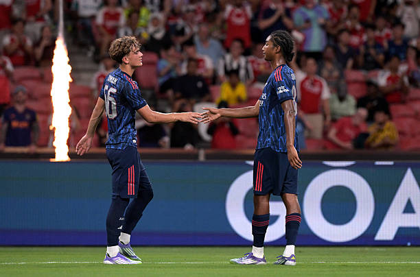 Max Dowman 🤝 Marli Salmon - Made in hale end 🔴⚪️