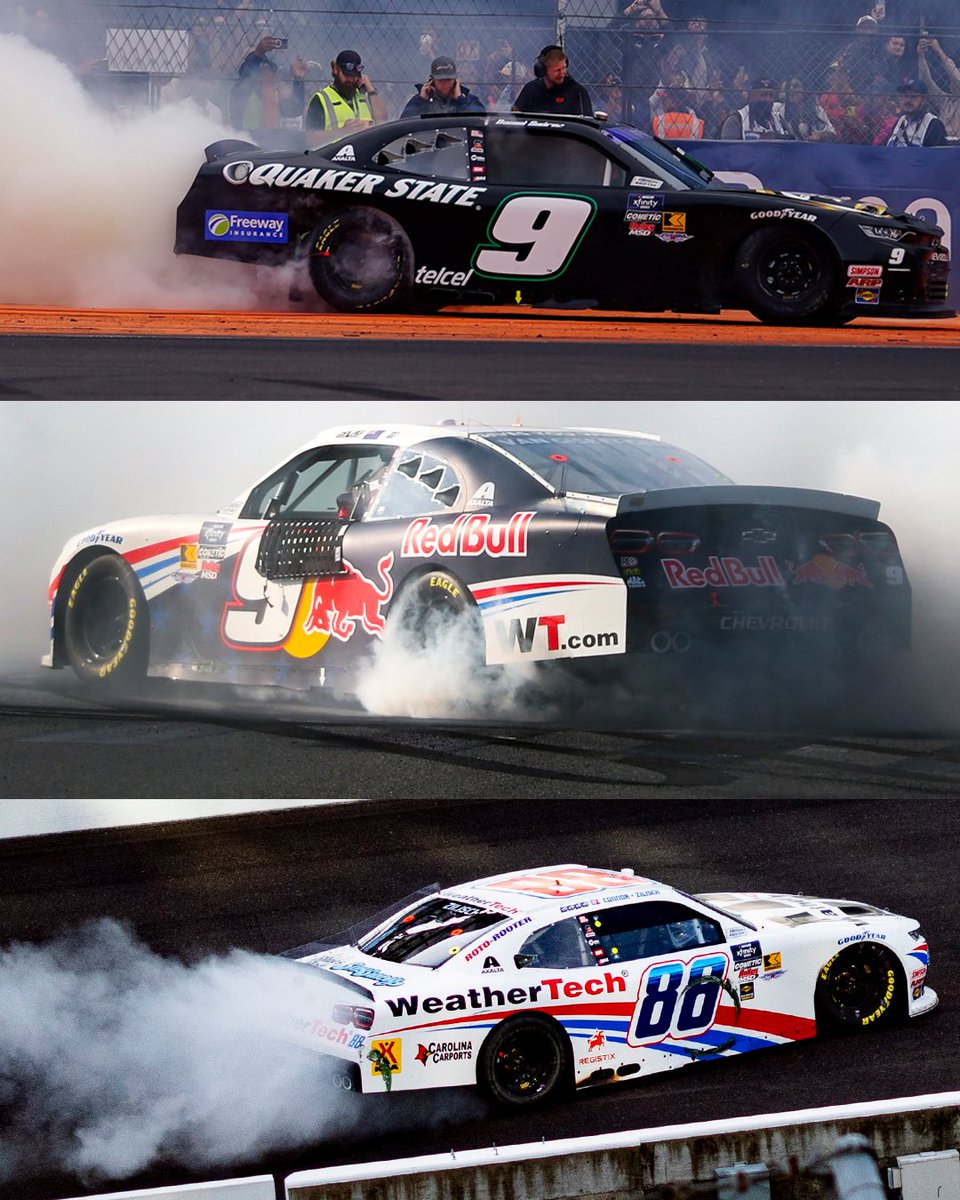 TeamTrackhouse's tweet photo. 7️⃣ WINS for our guys with @JRMotorsports this season.

Congrats on 💯, friends! https://t.co/L0AmmPYL5v