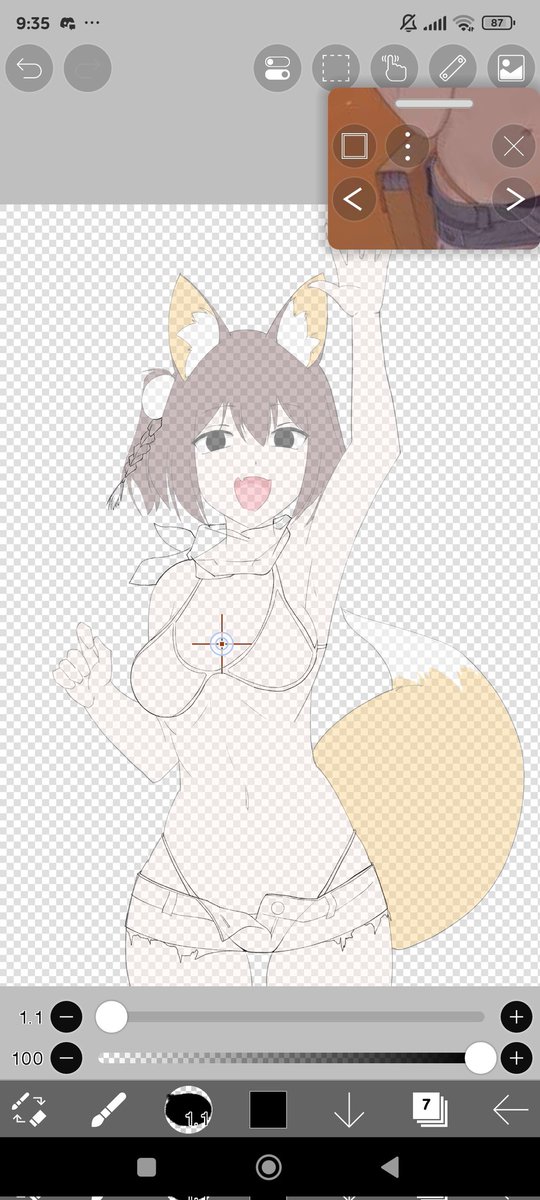 UwUnreally's tweet image. [WIP]I have to relearn how to draw Izuna, it will take a while to finish this. Reeee damn it