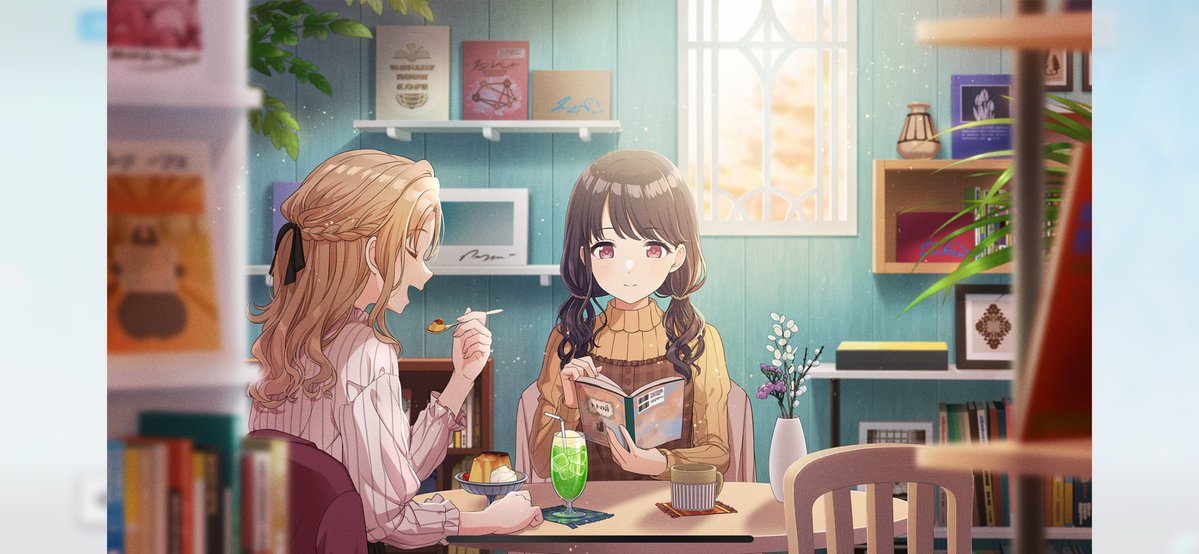 _eruru0x0_'s tweet image. でもほんとにこういう、普段のアイドルたちの、Pアイドル衣装のようなドレスアップした姿ではないけど、どこかに存在する日常を切り取ったサポートSSRのイラストが大好きだったからこういうのを見れる機会は今後もシャニソンのどこかで続いていってほしいです……