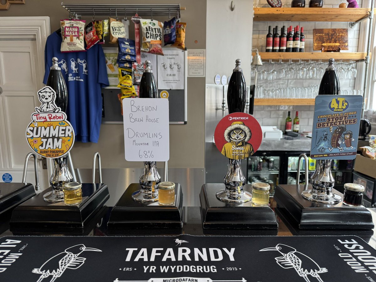 Sunday’s cask ale from 3pm to 9pm - 

Stout Detectives Choc Fudge Stout - <a href="/4tsbrewery/">4T's Brewery</a> 
Soma - <a href="/PentrichBrewing/">Pentrich Brewing Co</a> 
Drumlins IPA - Brehon Brewhouse  
Summer Jam - <a href="/tinyrebelbrewco/">Tiny Rebel</a>