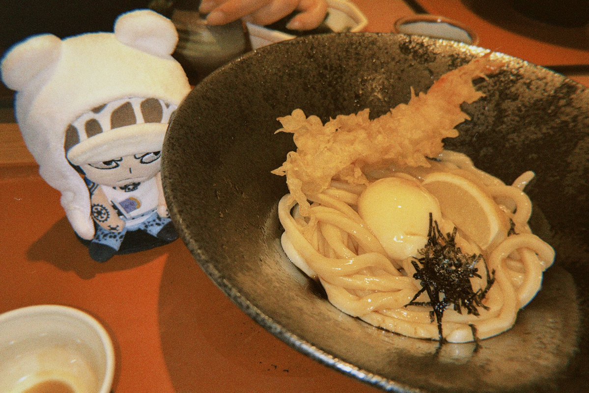 meshi_09a's tweet image. うどんうまい！
アイスうまい！