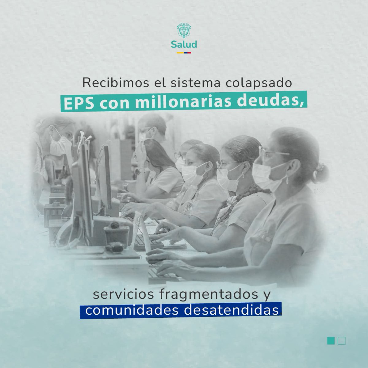 La #ReformaAlASalud es la respuesta para un sistema que viene colapsando desde hace años. Salud cerca, sin barreras, y con un sistema que pone en el centro a las personas, no al negocio. #SaludConDignidad