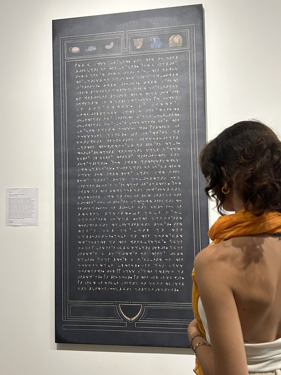 P1AbyPIA's tweet image. GM from Rio,
can’t believe attention on our group exhibition from yesterday, grateful for the experience and excited to be discover the new body of work I am establishing 🤍
