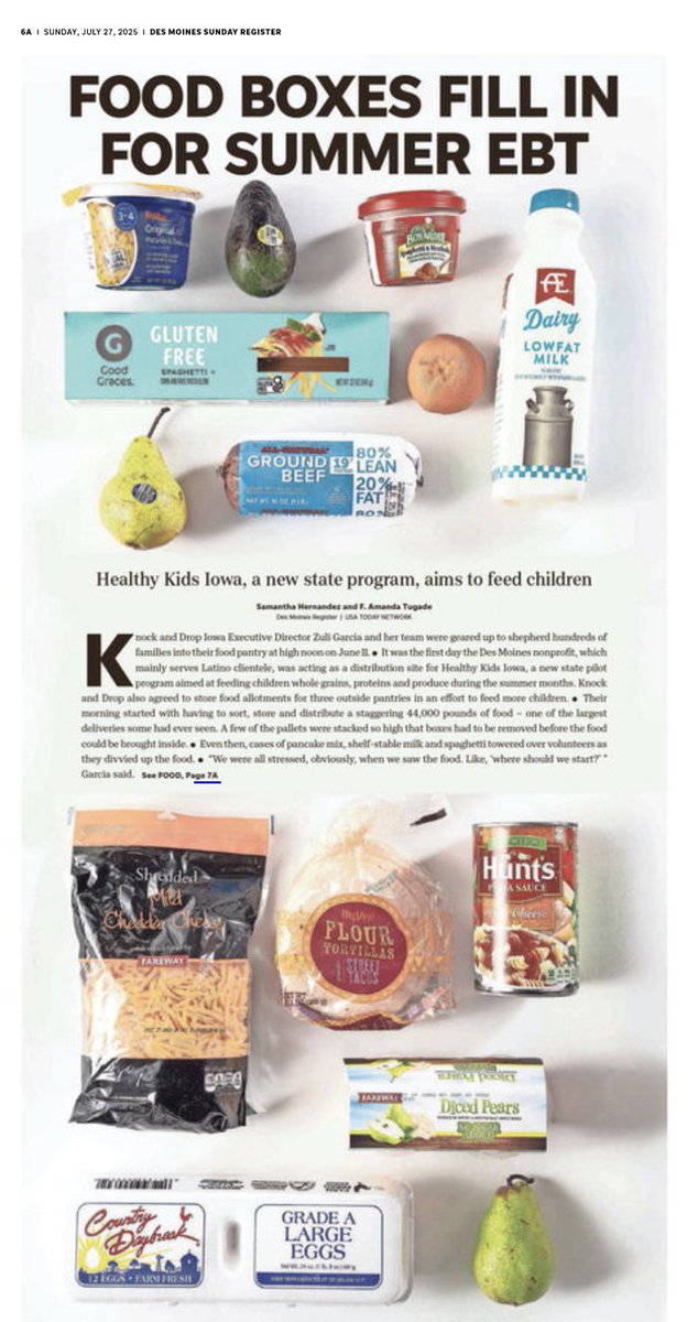 F. Amanda Tugade 🇵🇭 (@writefelissa) on Twitter photo A story <a href="/svhernandez/">Samantha Hernandez</a> and I were working on for some weeks is finally out in print. Here’s what we know so far about Iowa’s new state program that promises $40 worth of healthy food for low-income children during the summer. A story <a href="/svhernandez/">Samantha Hernandez</a> and I were working on for some weeks is finally out in print. Here’s what we know so far about Iowa’s new state program that promises $40 worth of healthy food for low-income children during the summer.