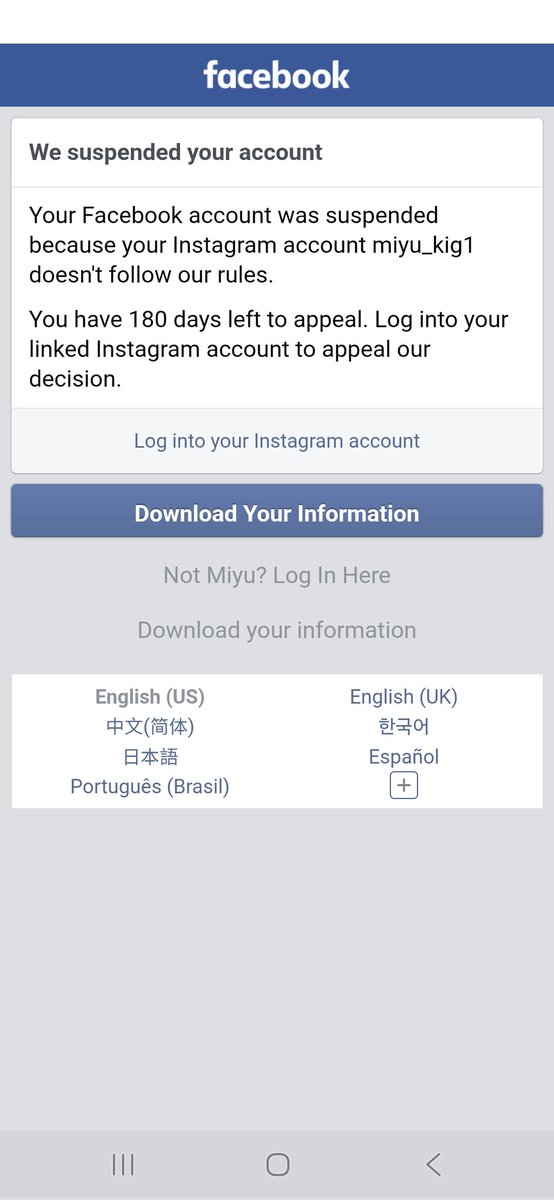 KigMiyu's tweet image. I'm kind of upset and depressed now. My Instagram and Facebook have been suspended, and my accounts are gone. I made an appeal, and if it isn't approved, I might just quit those social media platforms and use X (Twitter) instead. I'm really hurt, and I hope my accounts are back.