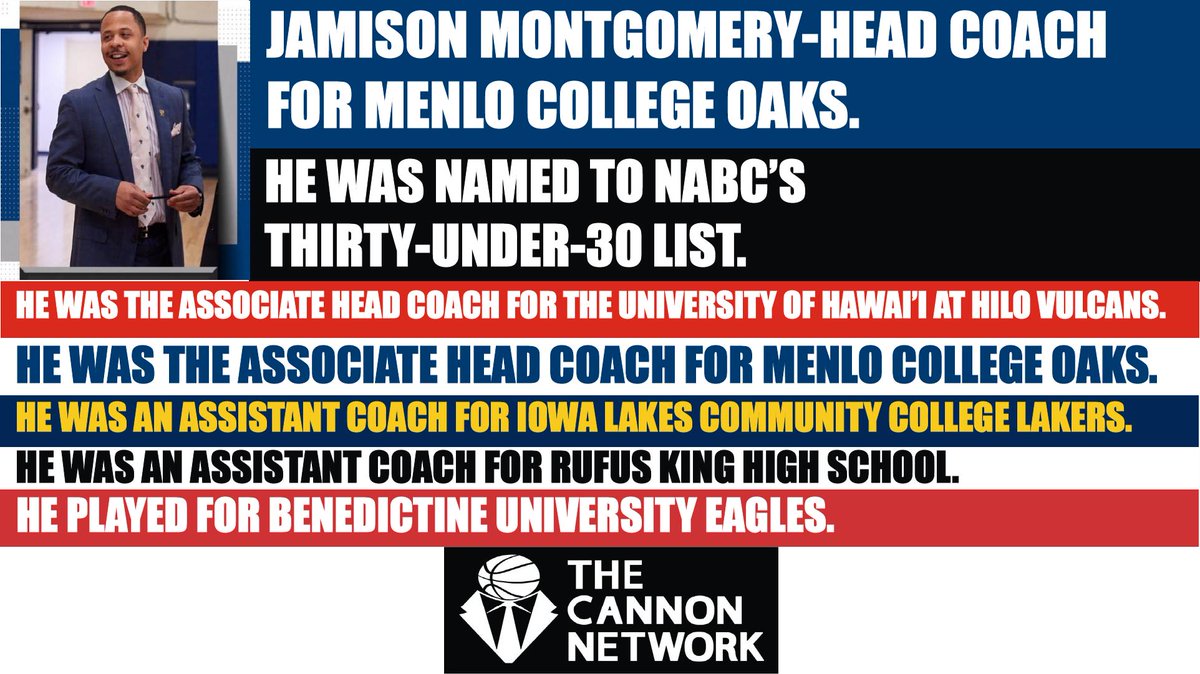 Cannon_Network's tweet image. Today's @Cannon_Network coach of the day on men's side is @CoachJamisonM @MenloAthletics. He played for Eagles, had a variety of coaching roles and is now Oaks head coach. thecannonnetwork.com #basketball #TheCannonNetwork