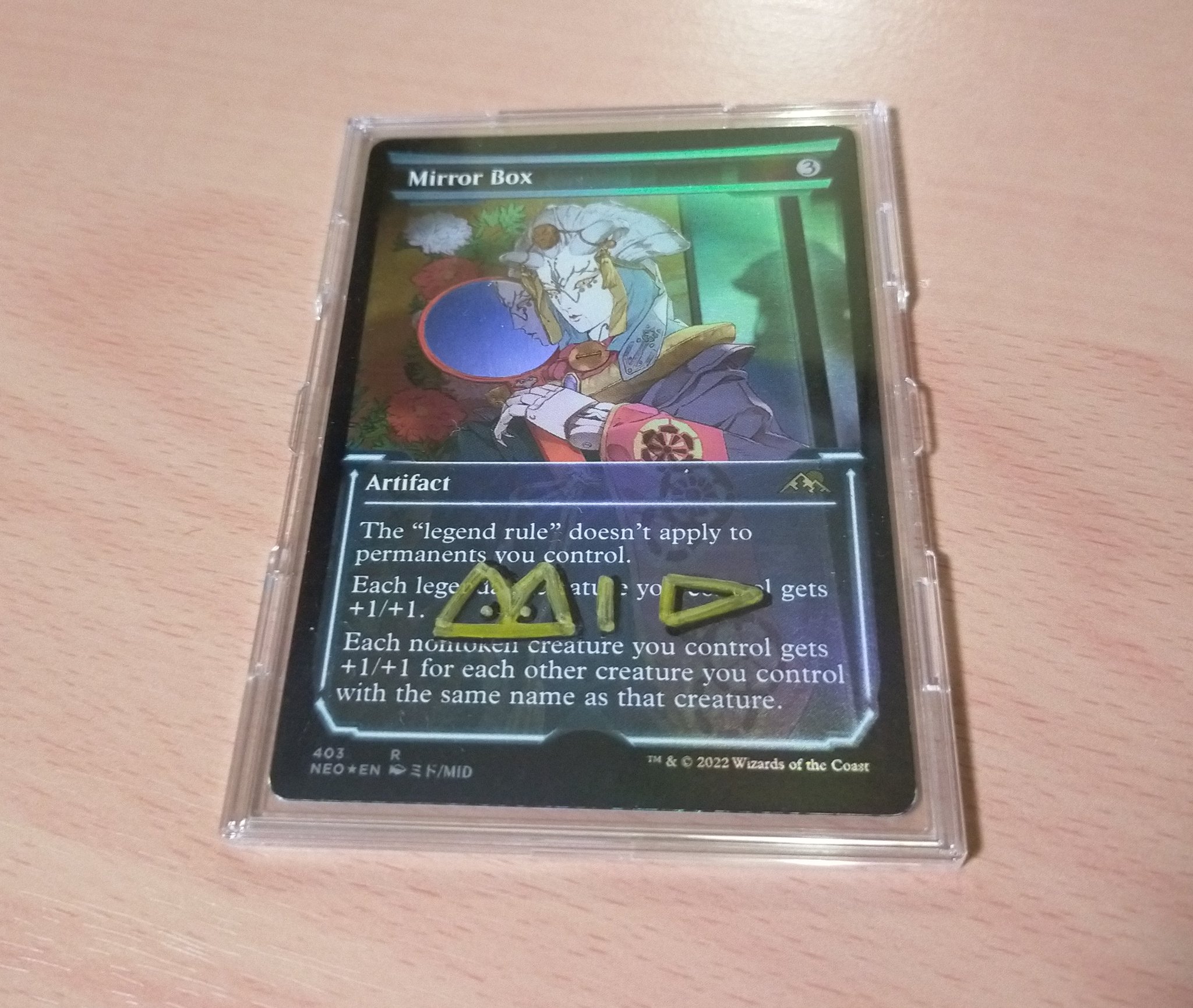 弁論の幻霊　アーティストプルーフ　カラー　スケッチ MTG弁論の幻霊/Eidolon of Rhetoricさんのアーティストプルーフ4