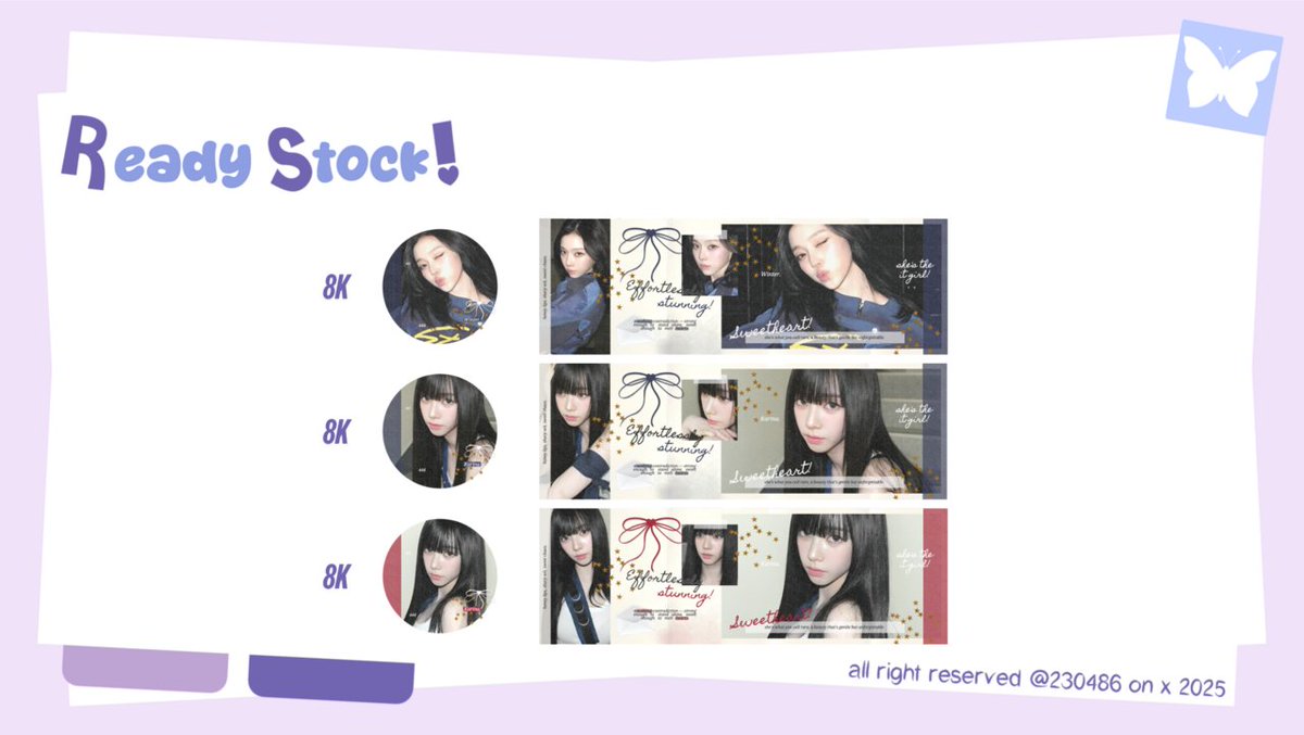 baseuang's tweet image. 🩷 yuk jajan layout karina dan winter terbaru! 8k/ea free retext yaa! open req jugaa✨