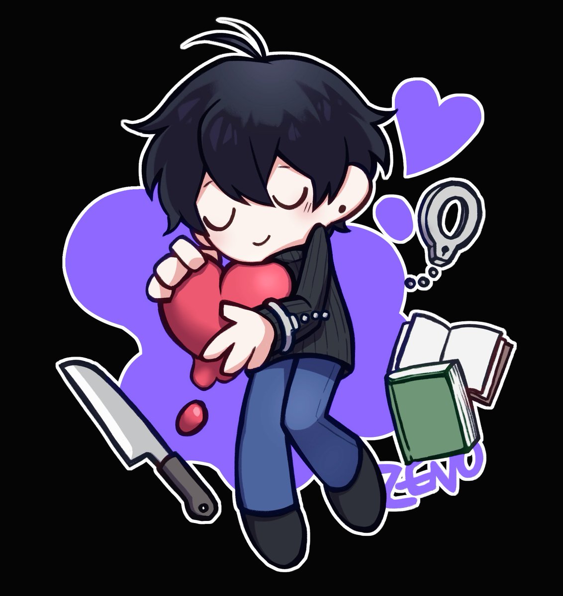 Z___GOM's tweet image. #基地絵 #ZENO
💜💜💜💜💜💜💜💜