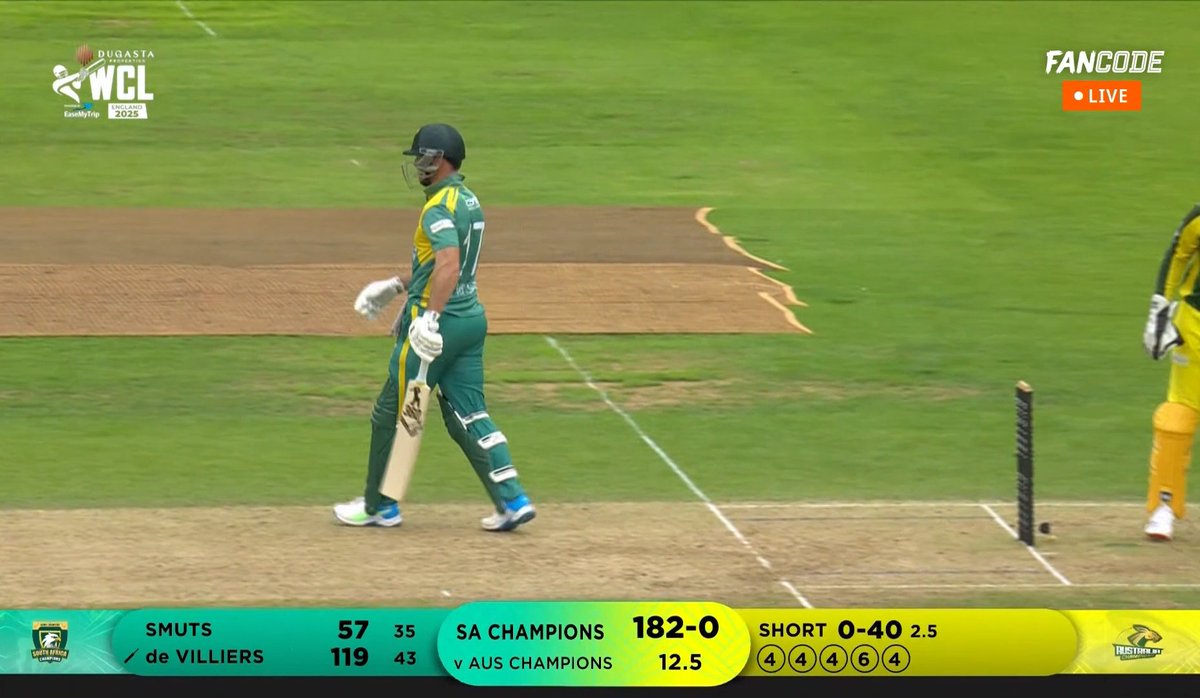 RCBXTRAOFFICIAL's tweet image. Retired Devilliers in 4 innings - 2 overseas centuries.
MS Dhoni's whole career - 0 overseas century.
