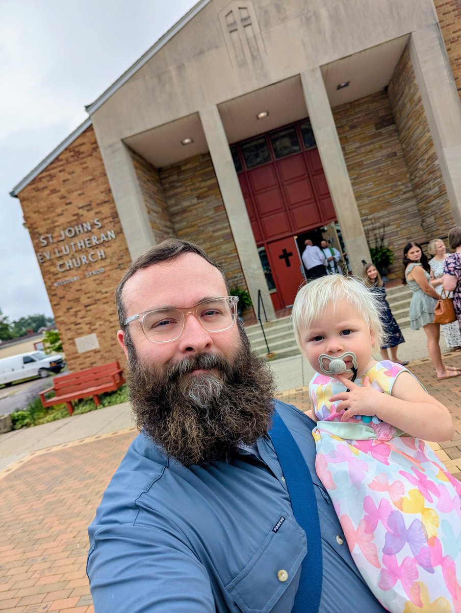 MikeKMorrison's tweet image. Blessed to worship with the saints of St John&apos;s today. We got married here more than 10 years ago. Bringing our kids to visit is a joy.