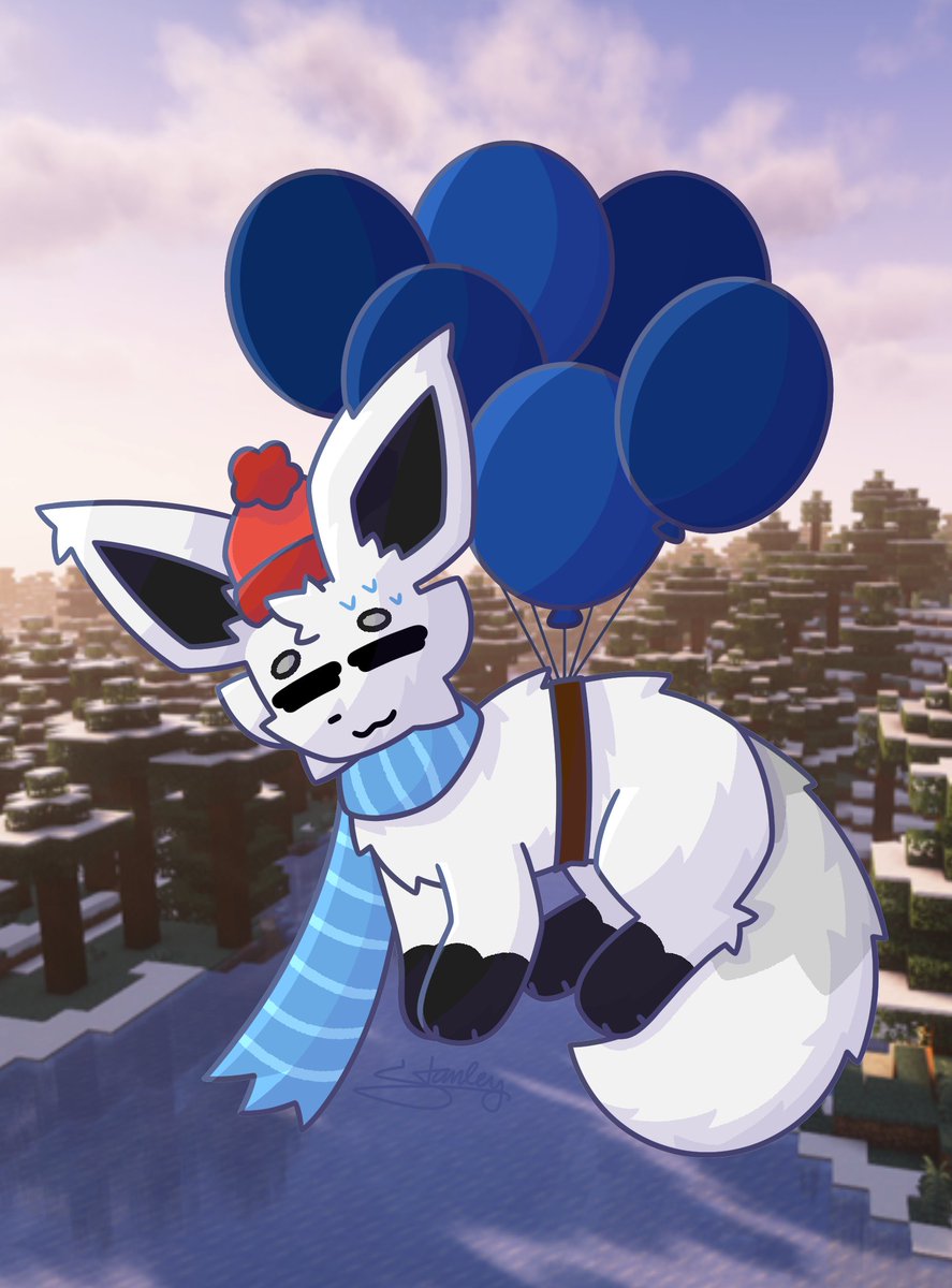 St4n_ley's tweet image. Ahhh I almost didn't finish this on time due to Art Fight, but I figured I should really sit down and do it.
I'm turning 19 today :v
#furry #birthday