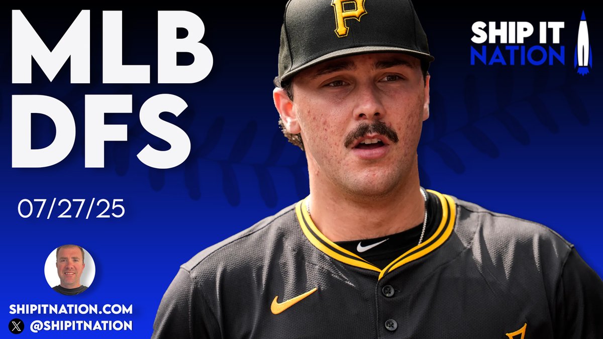 ShipItNation's tweet image. Watch @hamwhich8dfs as he breaks down his favorite #MLB picks and plays for #DraftKings and #FanDuel. He also gives you some strategy and process for how he plans to attack the slate. ⚾️💰🚀
youtube.com/live/L-oyv3fzt…