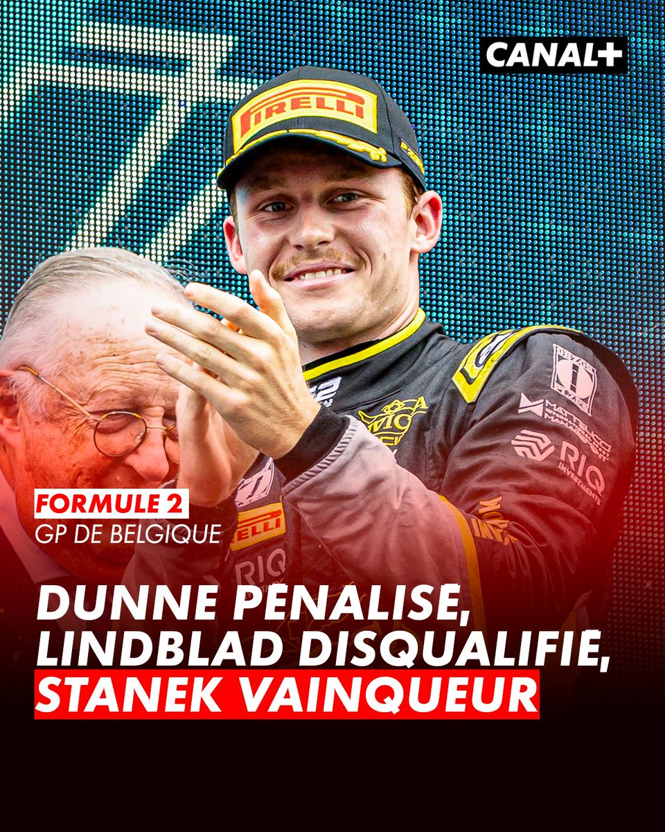🚨Pénalité et disqualification pour les 2 premiers de la Course principale en #F2 ! 

❌10 secondes de pénalité pour Alex Dunne après un défaut de procédure de départ en tour de formation
⚫️Disqualification pour Arvid Lindblad à cause de pressions pneumatiques en-dessous de la