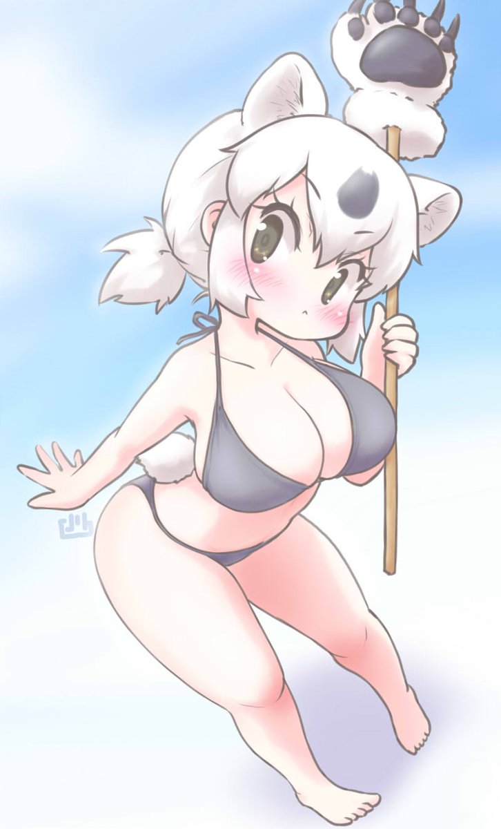 uho440's tweet image. ホッキョクグマは黒