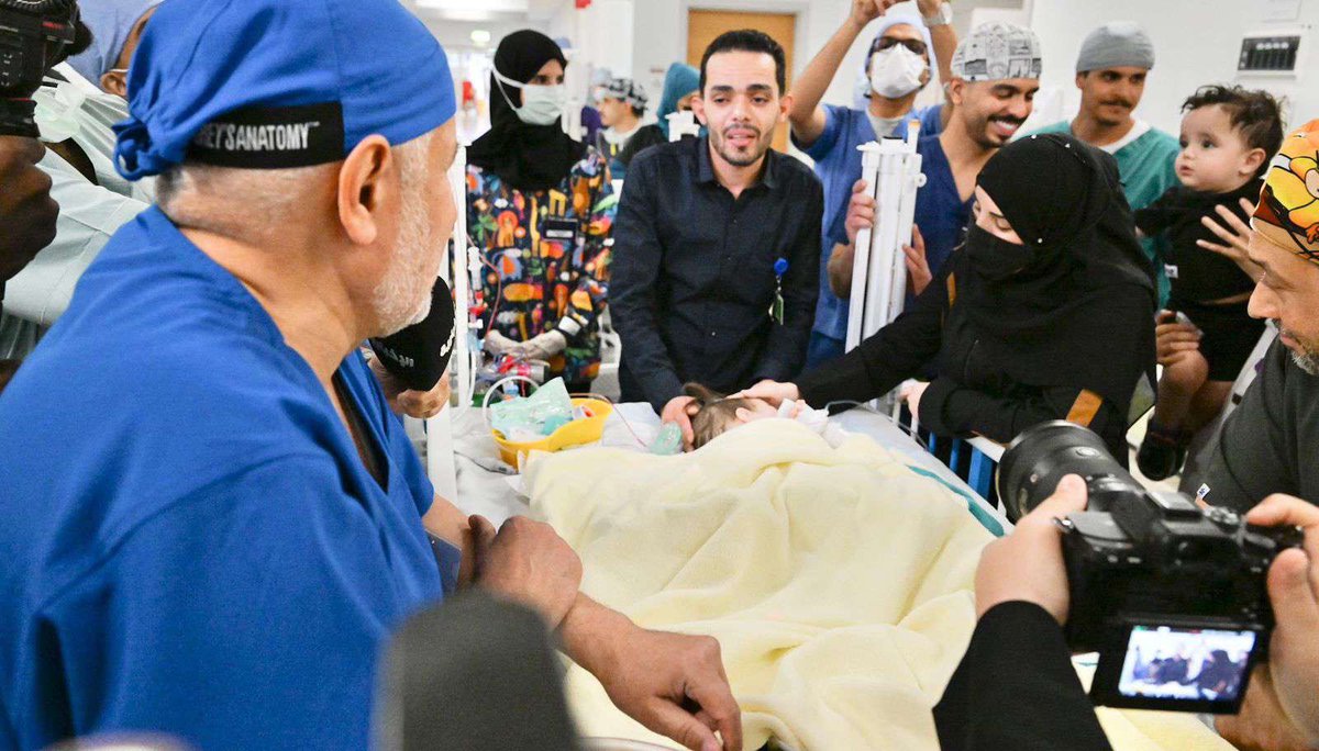 After an 8-hour complex surgery, Syrian conjoined twins Celine and Eline have been successfully separated.