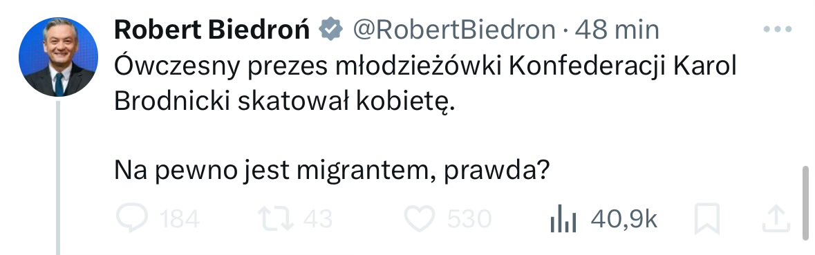 d_liskowicz's tweet image. Ciekawe co na to jego matka? 🧐