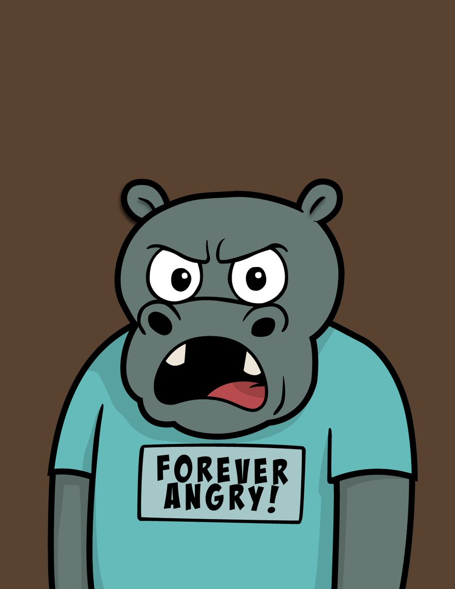 4everangry_nft's tweet image. We took a picture of Bubbles and this was him yelling at us. Don't tell him we posted it. GM GM!