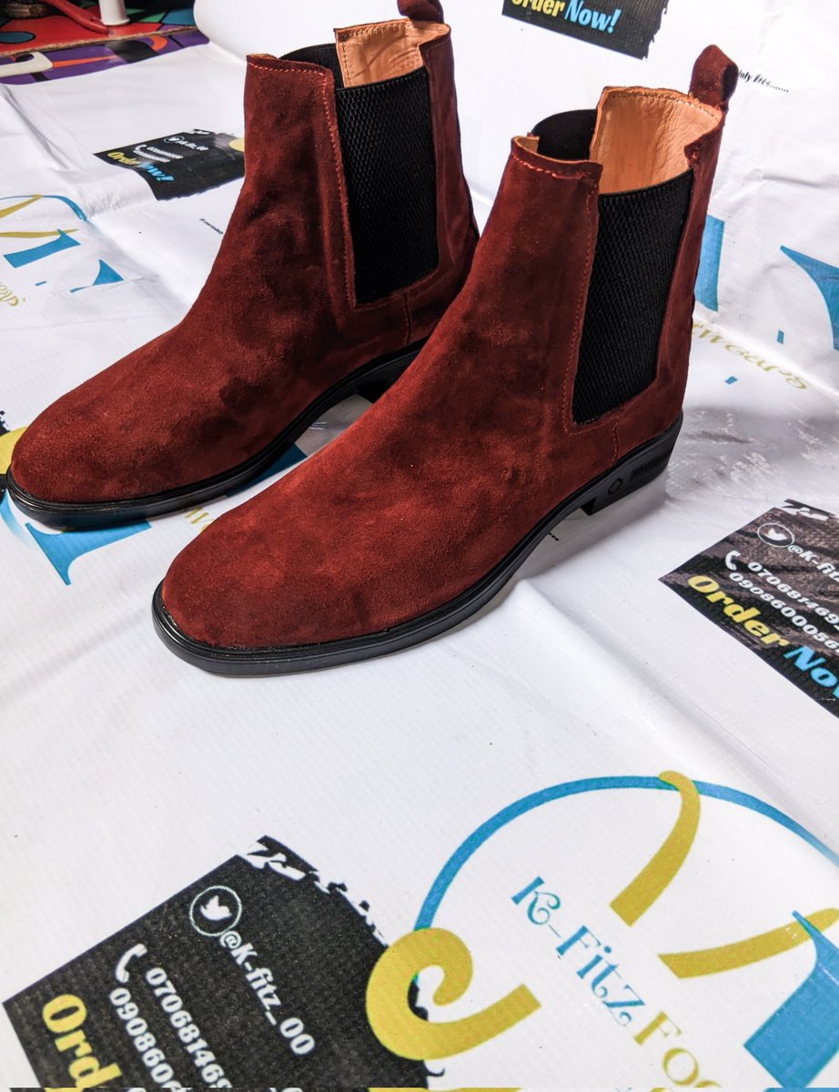 God bless the work of our hands 

Chelsea boot from K-fitz footwears 

 45k.