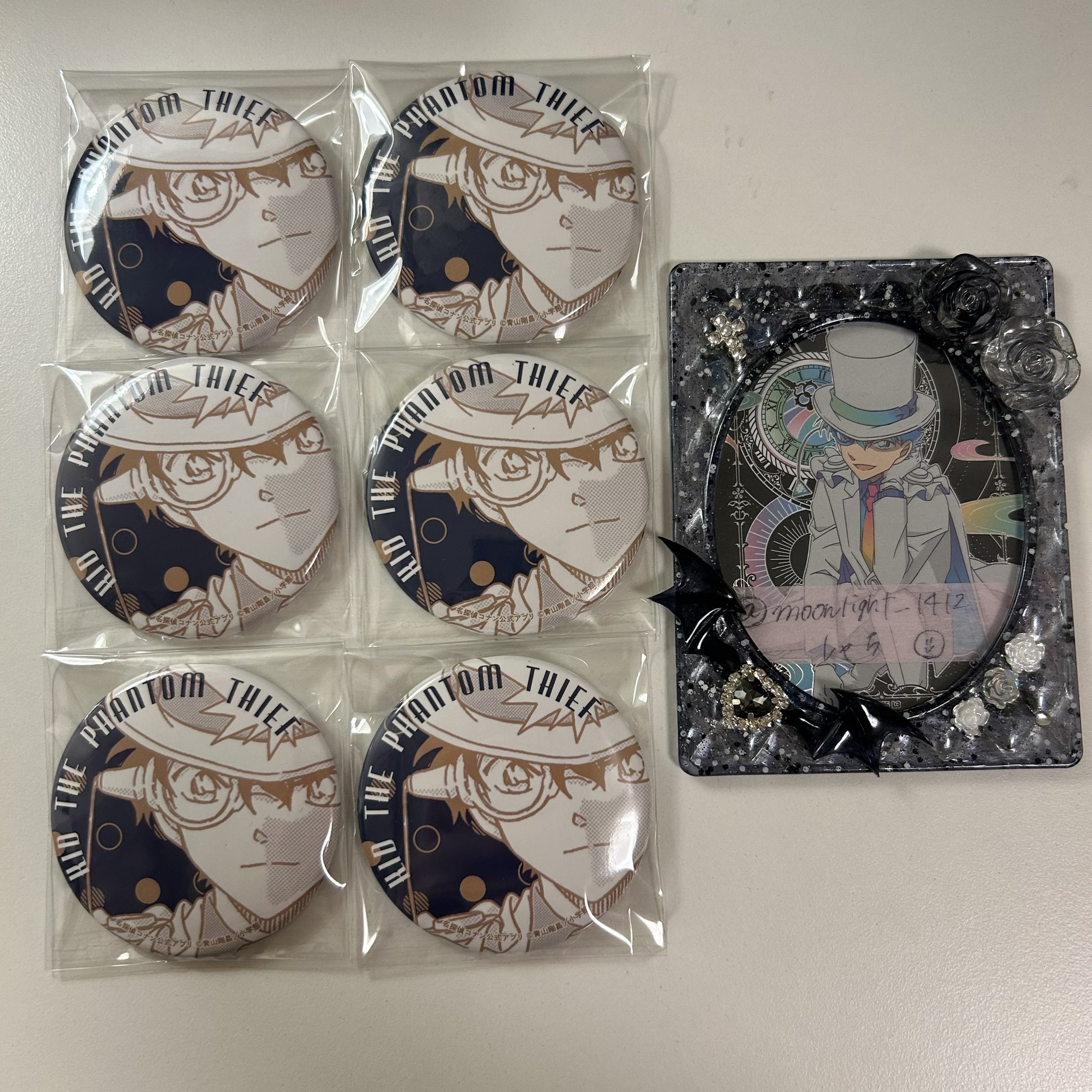 名探偵コナン コナンランド 公式アプリ 缶バッジvol.4 怪盗キッド 名探偵コナン コナンランド 公式アプリ 缶バッジvol.4 怪盗キッド