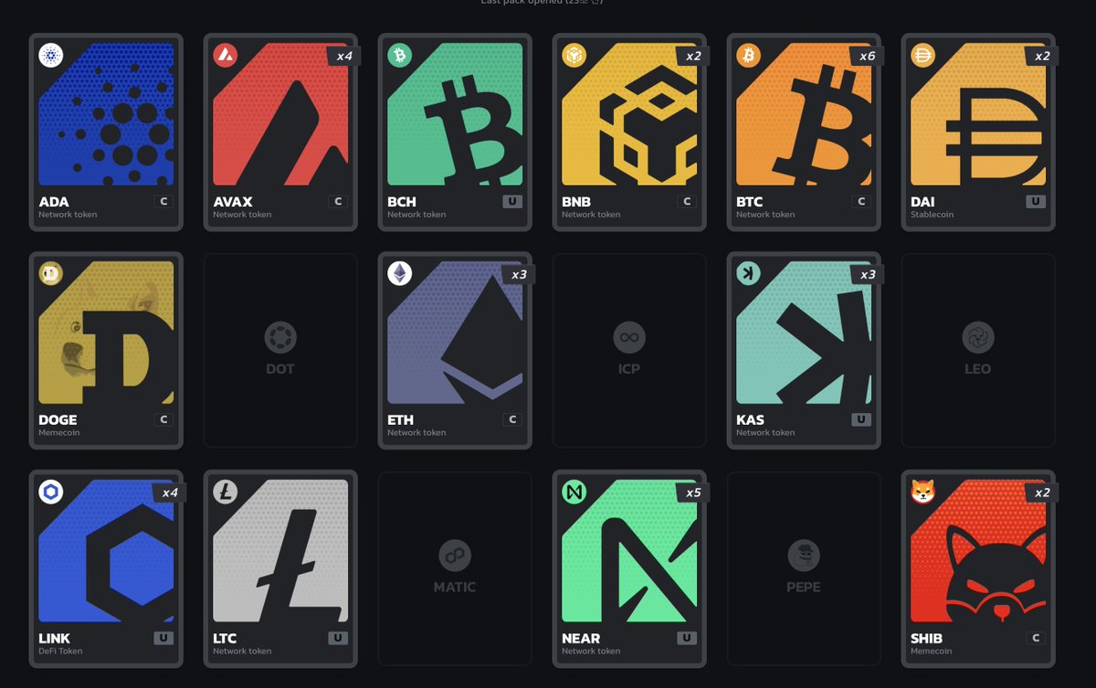 beingRich2000's tweet image. Did you collect all the cards from the @infinex Bull Run event? I still have a few left to collect🥲