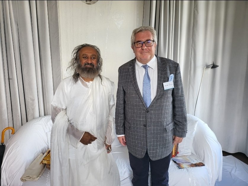 Ryszard Czarnecki (@r_czarnecki) on Twitter photo Global Leadership Round Table in🇨🇭(Basel). Few impressive meetings with <a href="/Gurudev/">Gurudev Sri Sri Ravi Shankar</a> Sri Sri Ravi Shankar.
<a href="/ArtofLiving/">The Art of Living</a> <a href="/ArtofLivingYoga/">Sri Sri Yoga</a> <a href="/artofliving_sa/">Art of Living SA</a> <a href="/Gurudev/">Gurudev Sri Sri Ravi Shankar</a> <a href="/OfficeOfGurudev/">Office Of Gurudev</a> Global Leadership Round Table in🇨🇭(Basel). Few impressive meetings with <a href="/Gurudev/">Gurudev Sri Sri Ravi Shankar</a> Sri Sri Ravi Shankar.
<a href="/ArtofLiving/">The Art of Living</a> <a href="/ArtofLivingYoga/">Sri Sri Yoga</a> <a href="/artofliving_sa/">Art of Living SA</a> <a href="/Gurudev/">Gurudev Sri Sri Ravi Shankar</a> <a href="/OfficeOfGurudev/">Office Of Gurudev</a>