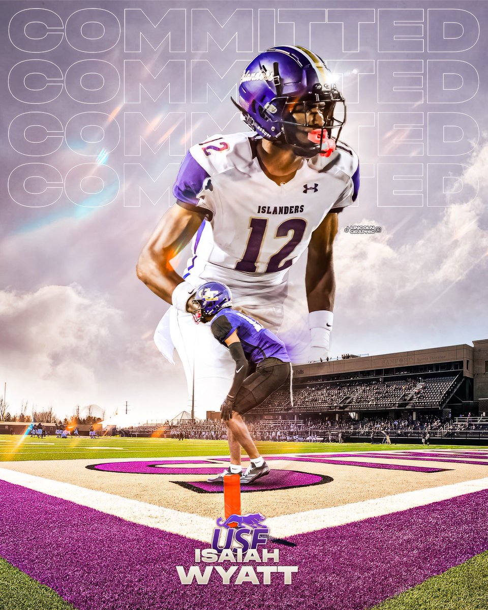 Isaiah Wyatt (@isaiahwyatt80) on Twitter photo Committed! #AGTG
#WinnersWin
<a href="/Coach_KD_FB/">Kyland KD Dickerson</a> <a href="/iWestonBridges/">Coach Bridges</a> <a href="/CoachCapUSF/">Spencer Capitani</a> <a href="/JimGlogowski/">Coach Glo</a> <a href="/USFCougarsFB/">USF Football</a> Committed! #AGTG
#WinnersWin
<a href="/Coach_KD_FB/">Kyland KD Dickerson</a> <a href="/iWestonBridges/">Coach Bridges</a> <a href="/CoachCapUSF/">Spencer Capitani</a> <a href="/JimGlogowski/">Coach Glo</a> <a href="/USFCougarsFB/">USF Football</a>