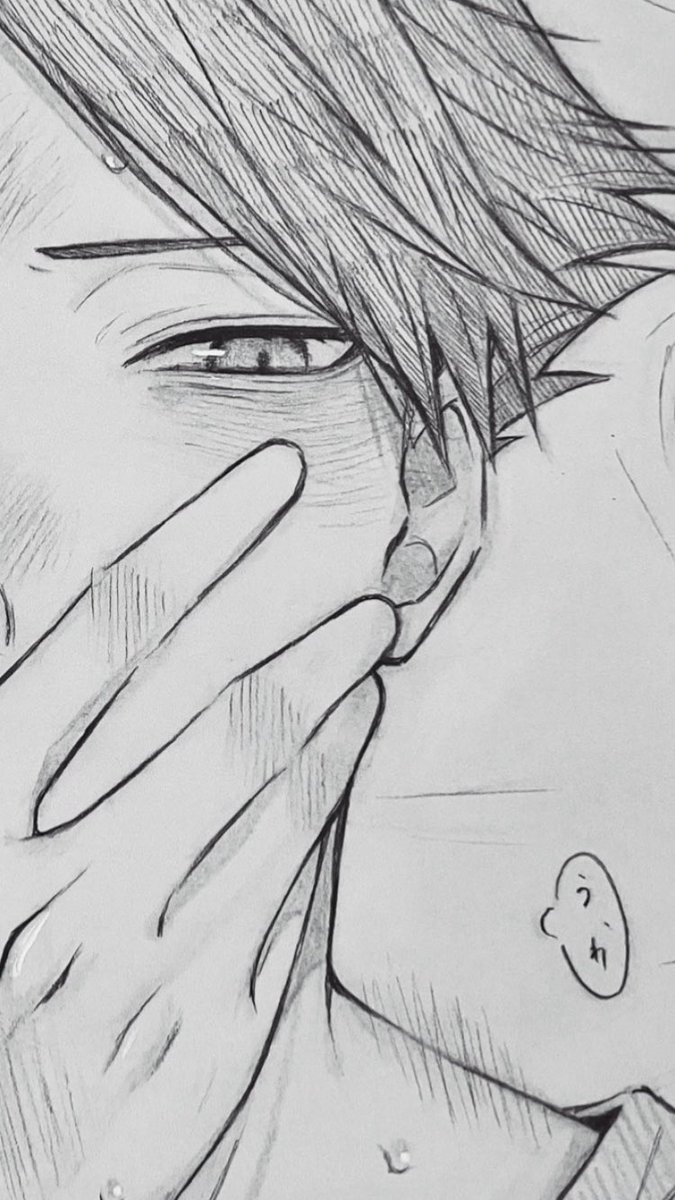 raayu0116's tweet image. 顔の半分で表情違うの好き