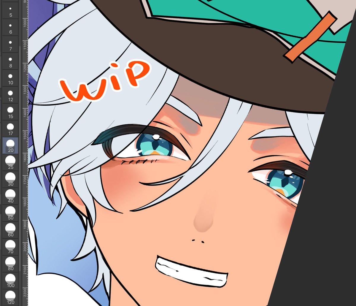 sakatamo_t's tweet image. ちょとキラキラすぎるか　わからん