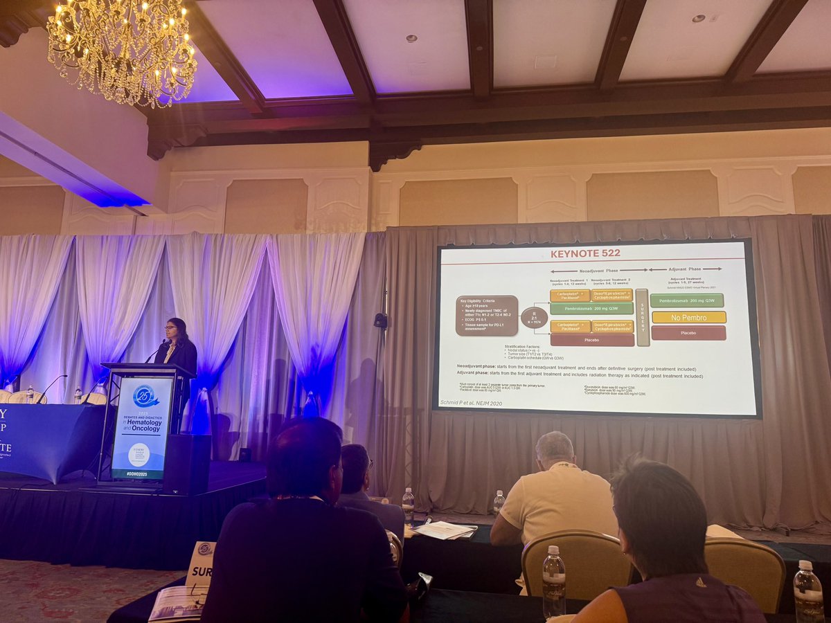 Neil_Iyengar's tweet image. Absolutely outstanding breast cancer session at #DDHO2025. Major themes included treatment de-escalation strategies, adjuvant advances making cure even more possible, and of course lifestyle guidance. I am so incredibly excited to join the remarkable team at @WinshipAtEmory