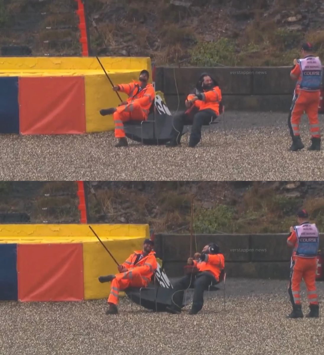 ZedDanno's tweet image. At Spa currently 🤣🌧️ #BelgianGP #F1