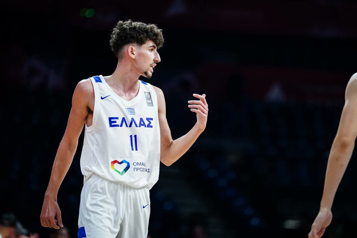 TheDraftstack's tweet image. Panagiotis Lefas's performance for Greece in their blowout win over North Macedonia today in the U18 EuroBasket Div A:
23 points
3 assists
1 steal
5/10 3PM (50%)
6/12 FGM (50%)
25 minutes
Had a great game today. He was consistent shooting from 3 and did well to draw fouls (and…