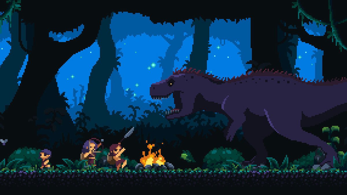 Enjoy the new gameplay launch trailer for Primal Planet, the primeval pixel-art survival metroidvania that hits PC on July 28. bit.ly/454izcN