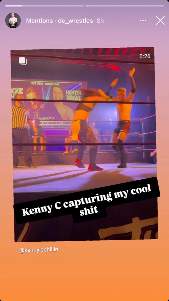 KennyisChillin's tweet image. I love capturing cool shit

@DC_Wrestles